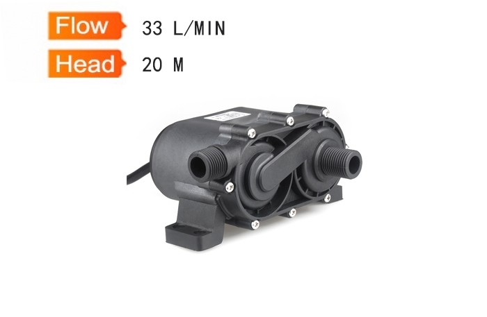 DC55JE 24V DC water pump, head 32m, flow rate 2000L/H